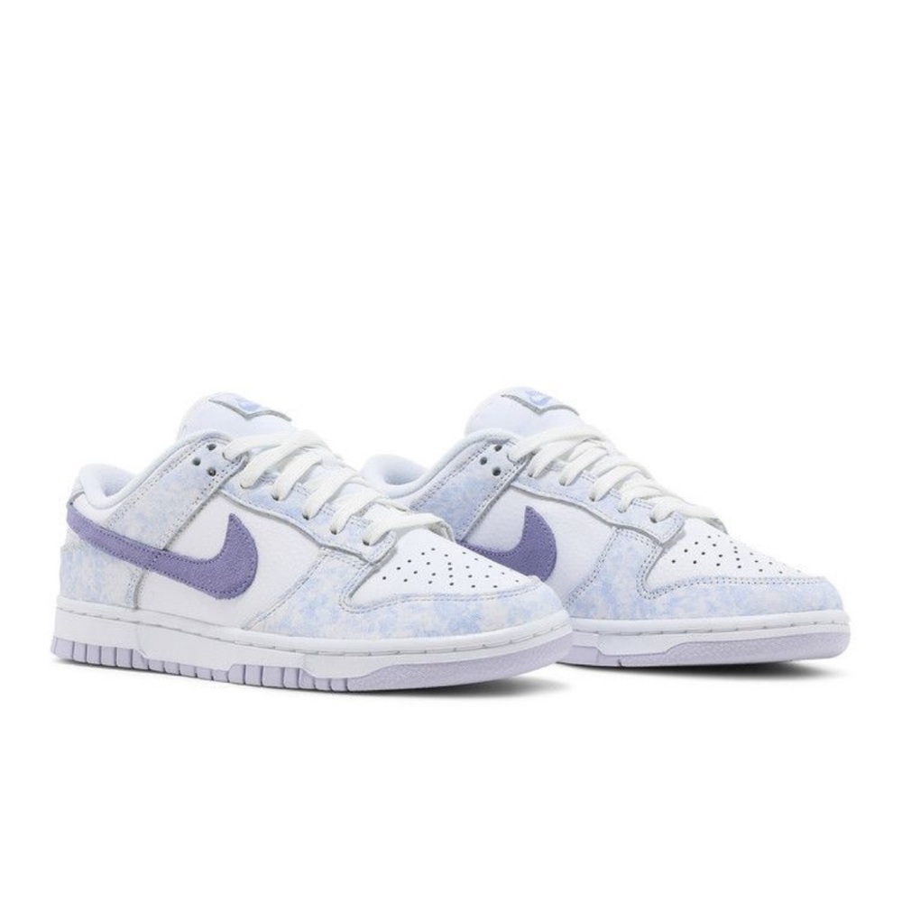 Nike White and Purple Sneakers